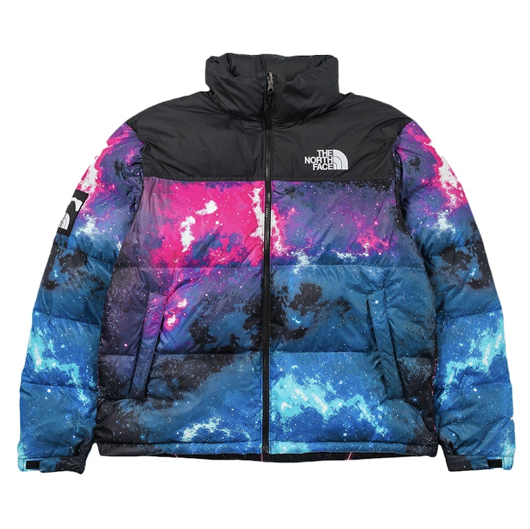 Pre-owned The North Face X Invincible Printed Nuptse Jacket Multi