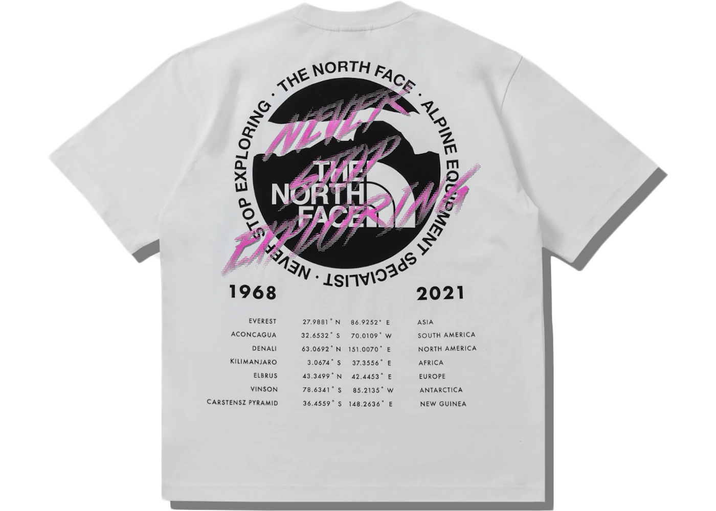 North face graphic hot sale tee