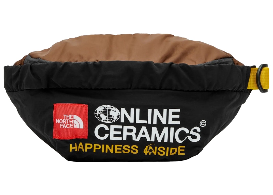 Pre-owned The North Face X Online Ceramics Mountain Lumbar Bag Earth Brown/black