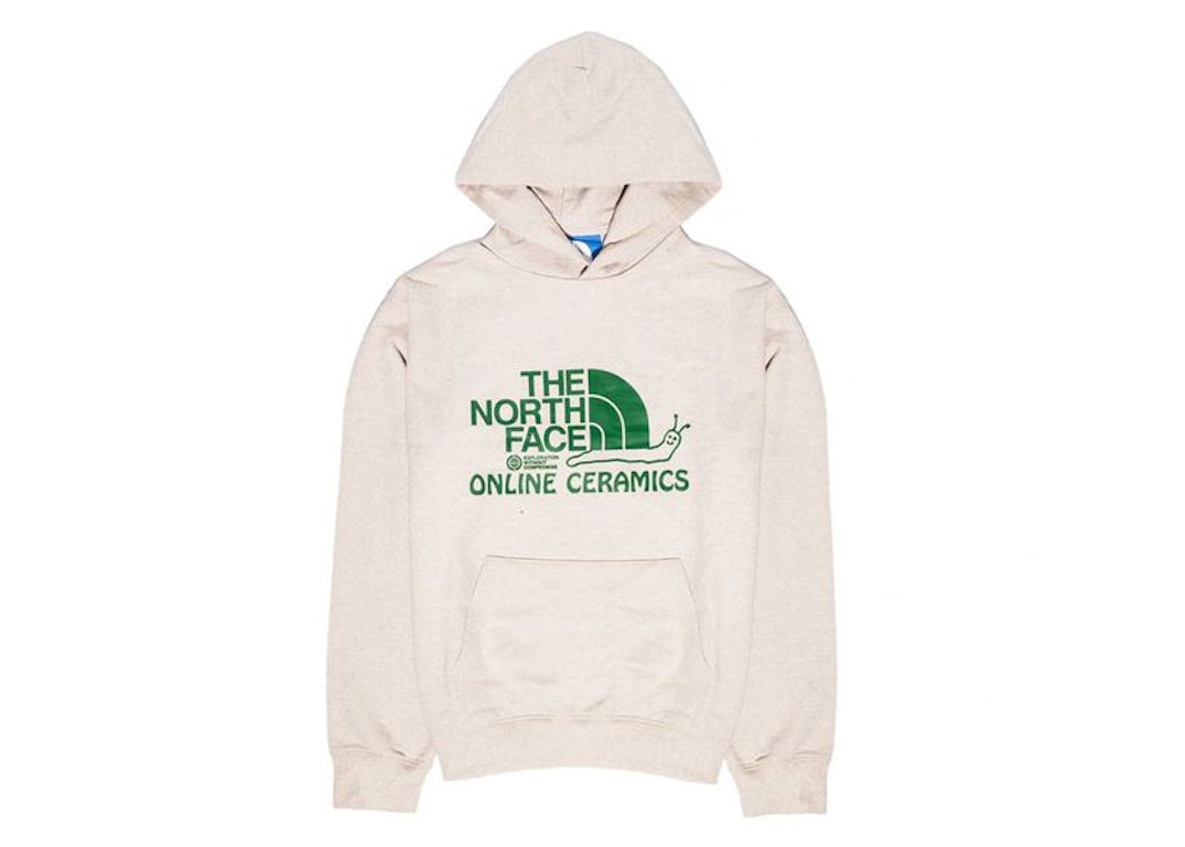 Pre-owned The North Face X Online Ceramics Regrind Graphic Hoodie White