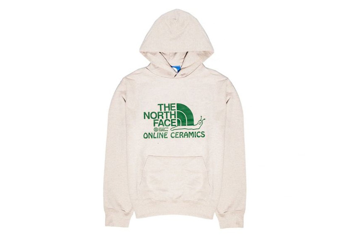 Pre-owned The North Face X Online Ceramics Regrind Graphic Hoodie White