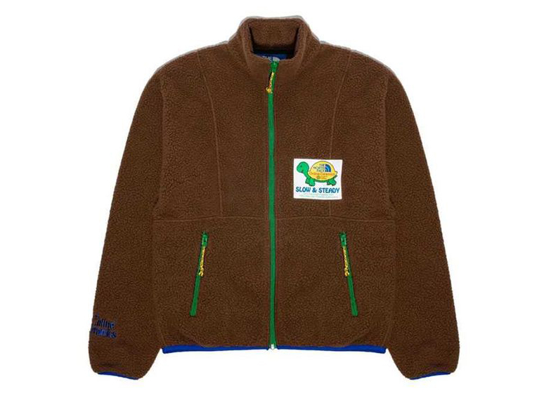 The North Face x Online Ceramics Sherpa Attitude FZ Jacket Brown 