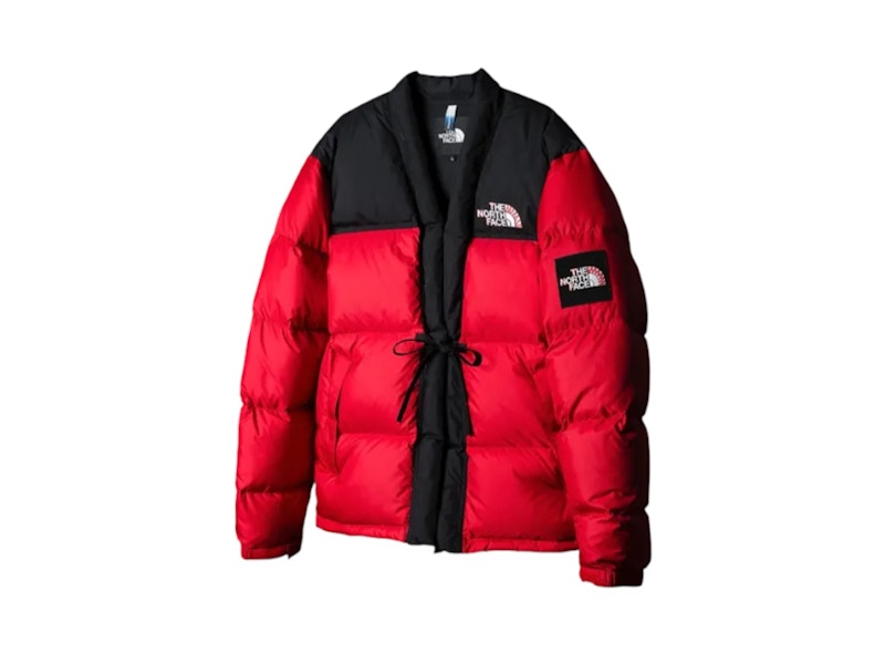The North Face x Sashiko Gals Nuptse Hanten Jacket Red - JP