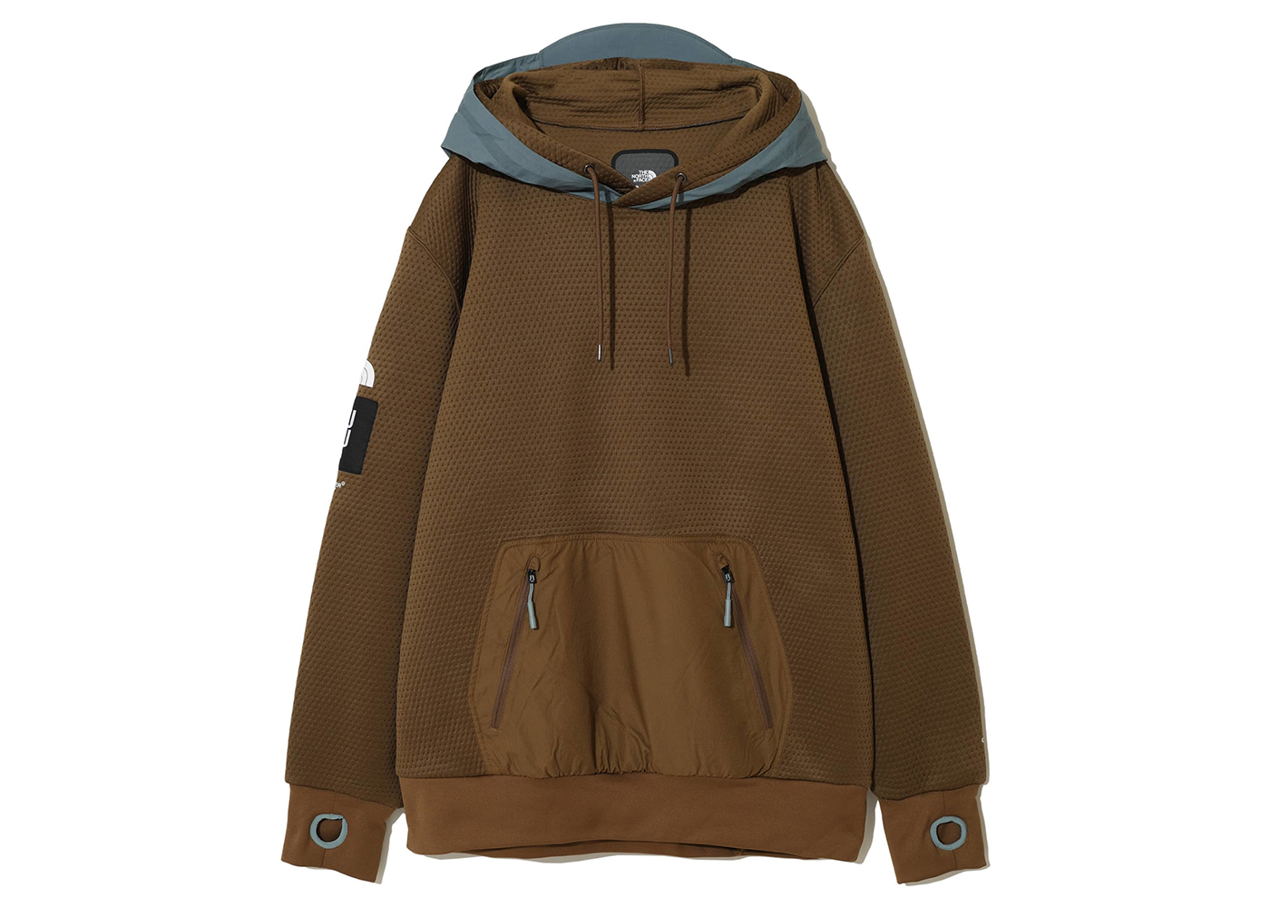 The North Face x Undercover Soukuu Dotknit Double Hoodie Sepia  Brown/Concrete Grey