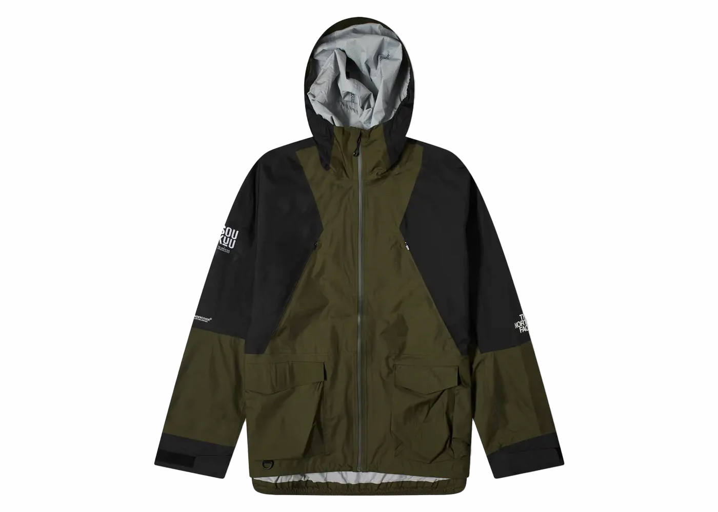 The North Face x Undercover Soukuu Hike Packable Mountain Light Shell  Jacket Forest Night Green/TNF Black