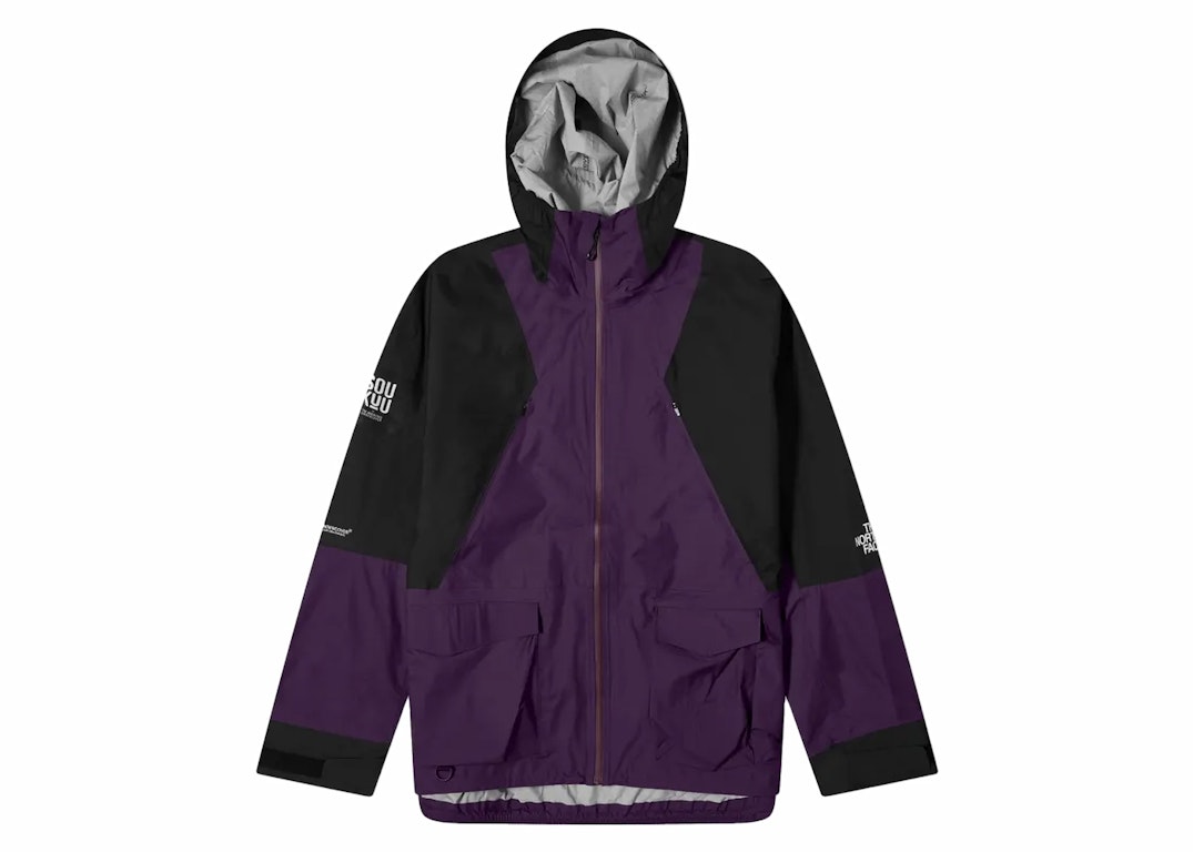 Pre-owned The North Face X Undercover Soukuu Hike Packable Mountain Light Shell Jacket Purple Pennant/tnf Blac In Purple Pennant/tnf Black