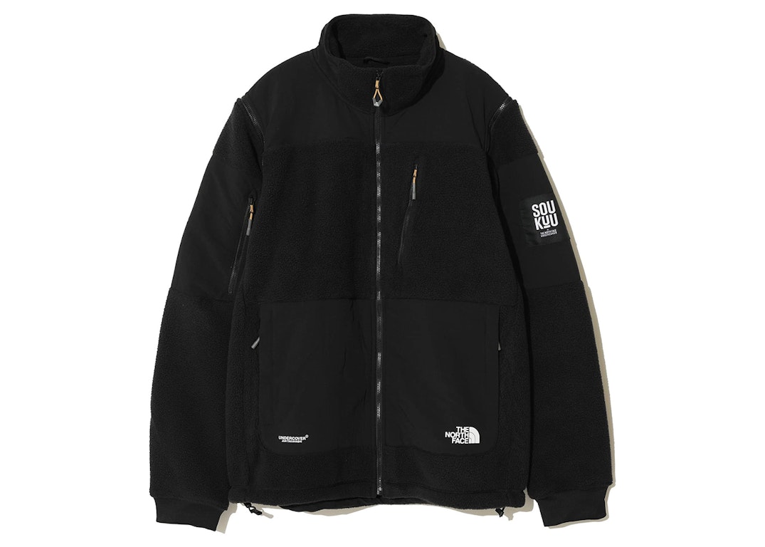 Pre-owned The North Face X Undercover Soukuu Zip-off Fleece Jacket Tnf Black