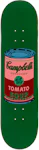The Skateroom Andy Warhol - Color Campbell's Soup Blood Collectible Skate Deck Green