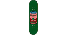 The Skateroom Andy Warhol - Color Campbell's Soup Blood Collectible Skate Deck Green