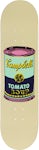 The Skateroom Andy Warhol - Color Campbell's Soup Eggplant Collectible Skate Deck Beige