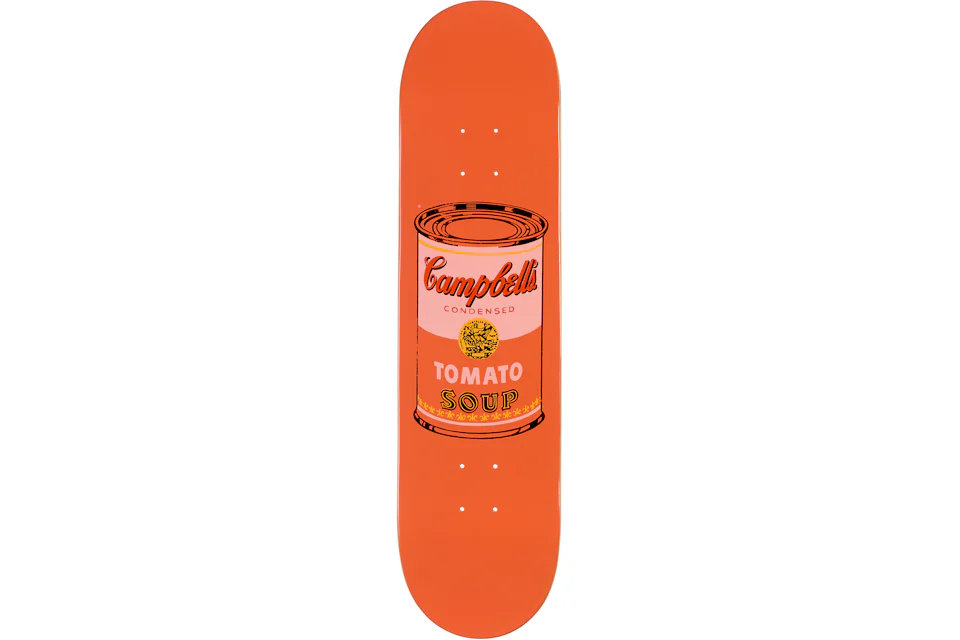 The Skateroom Andy Warhol - Color Campbell's Soup Peach Collectible Skate Deck Peach