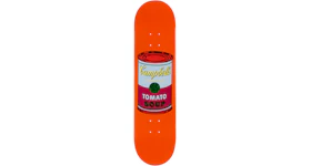 The Skateroom Andy Warhol - Color Campbell's Soup Purple Collectible Skate Deck Orange