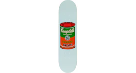 The Skateroom Andy Warhol - Color Campbell's Soup Red Collectible Skate Deck Light Blue