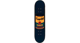 The Skateroom Andy Warhol - Color Campbell's Soup Teal Collectible Skate Deck Dark Blue