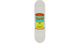 The Skateroom Andy Warhol - Color Campbell's Soup Yellow Collectible Skate Deck White