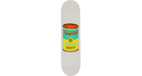 The Skateroom Andy Warhol - Color Campbell's Soup Yellow Collectible Skate Deck White