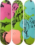 The Skateroom Andy Warhol - Flowers Collectible Skate Deck Green/Pink