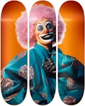 The Skateroom Cindy Sherman - Untitled #414 (Clown), 2003 Skate Deck Set Orange