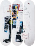The Skateroom Jean-Michel Basquiat - Irony of a Negro Policeman Collectible Skate Deck White