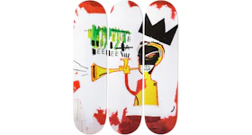 The Skateroom Jean-Michel Basquiat - Trumpet Collectible Skate Deck White/Red