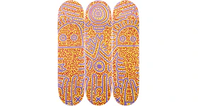 The Skateroom Keith Haring - Untitled 1984 Collectible Skate Deck Orange