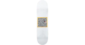 The Skateroom Keith Haring - Untitled Snake Collectible Skate Deck White