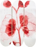 The Skateroom Louise Bourgeois - Les Fleurs Skate Deck Set White/Red