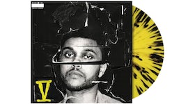 The Weeknd Beauty Behind The Madness Limited Edition 2XLP Vinyl Yellow & Black Splatter