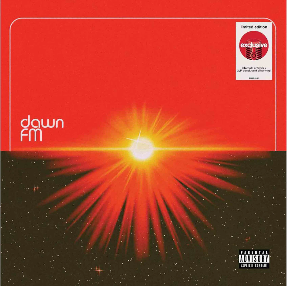 The Weeknd Dawn FM Target Exclusive LP Vinyl Translucent Silver