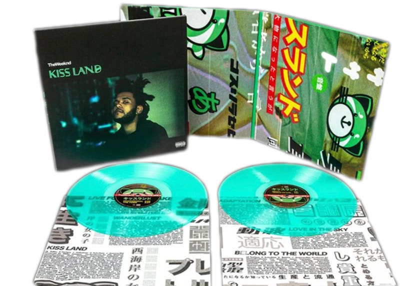 The Weeknd Kiss Land Limited Edition 2XLP Vinyl Seaglass - Thumbnail 3