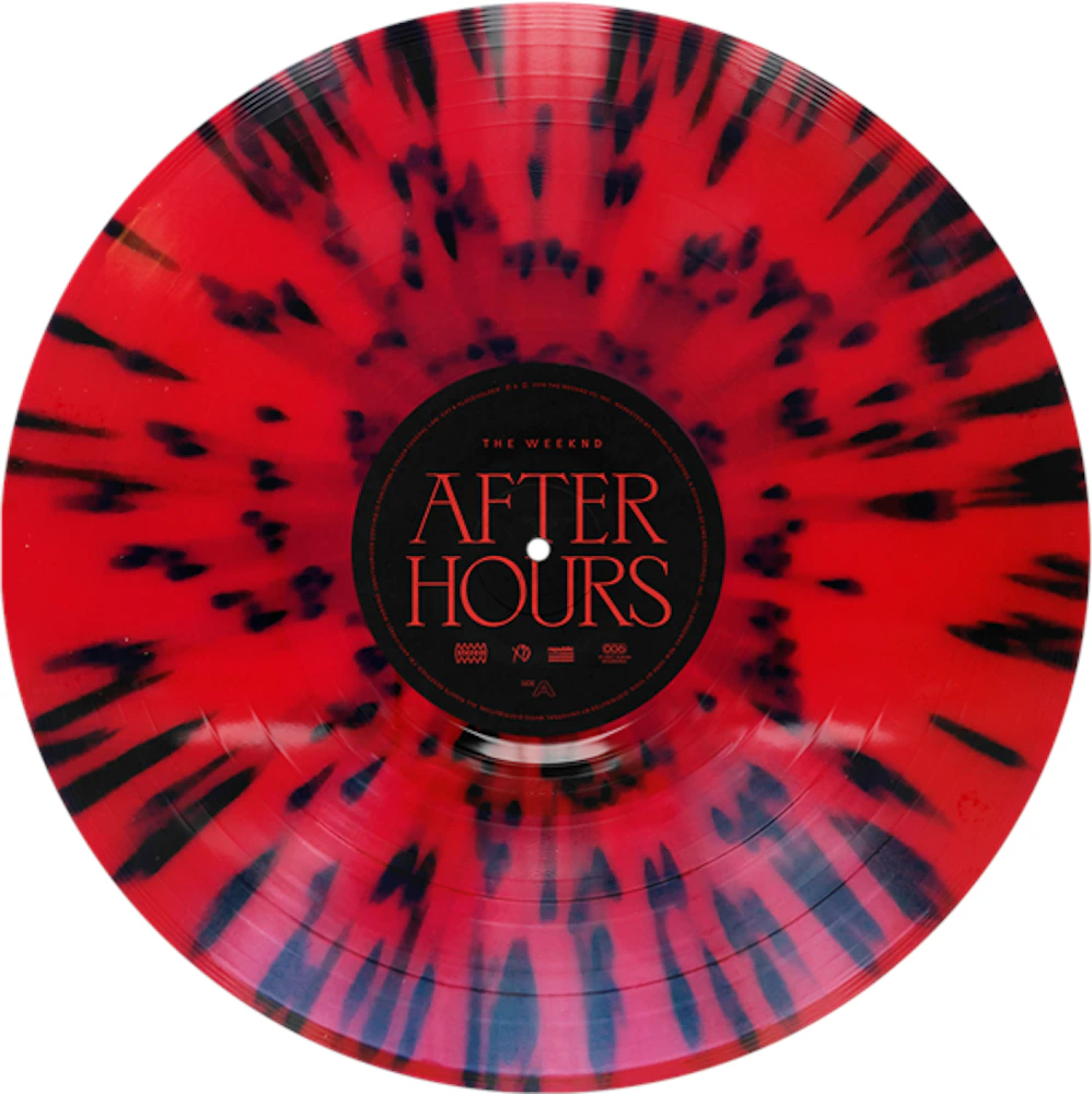 The Weeknd After Hours Vinyl UO Clear with Black Splatter - Young Vinyl
