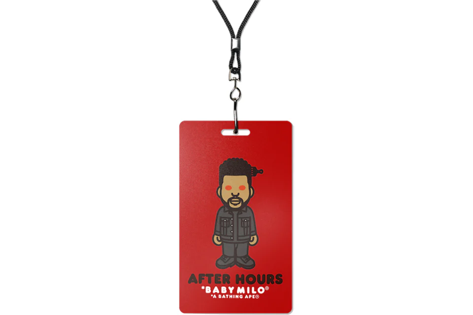The Weeknd After Hours Bape Edition Pass Red