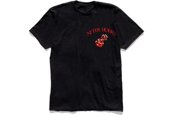 The Weeknd After Hours Dice Tee Nero