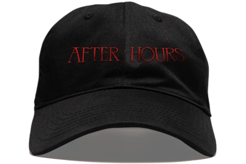 The Weeknd After Hours XO Logo Velcro Cap Black SS20 US