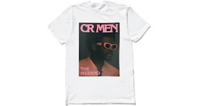 The Weeknd Cr Men Cover Tee White