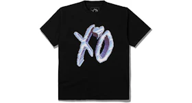 The Weeknd Dawn FM Chrome XO Logo T-shirt Black