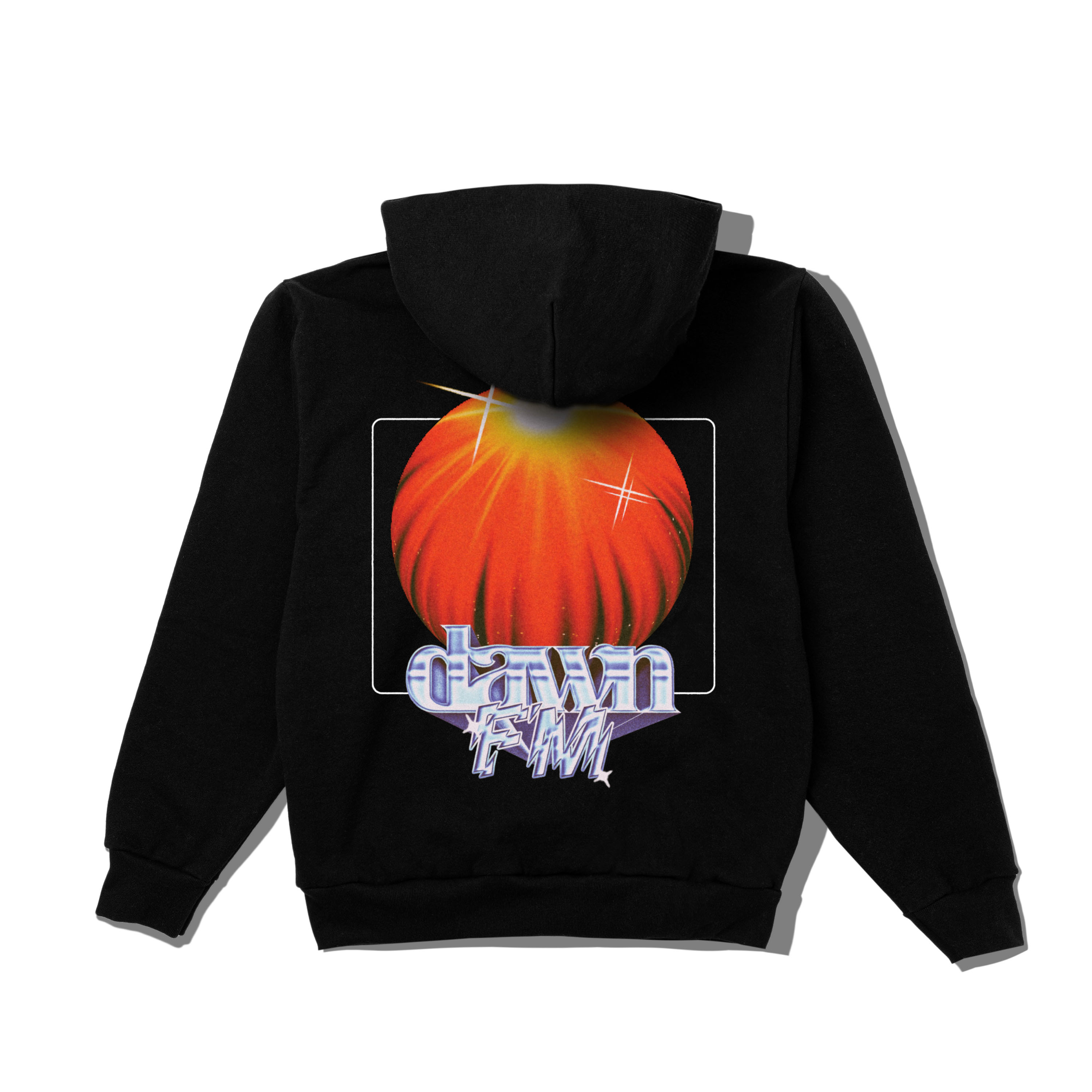 The Weeknd Dawn FM Solar Hoodie Black Men's - SS22 - US