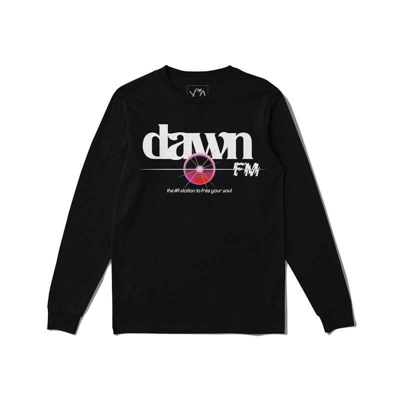 The Weeknd Dawn FM The #1 Station L/S T-shirt Black メンズ - SS22 - JP