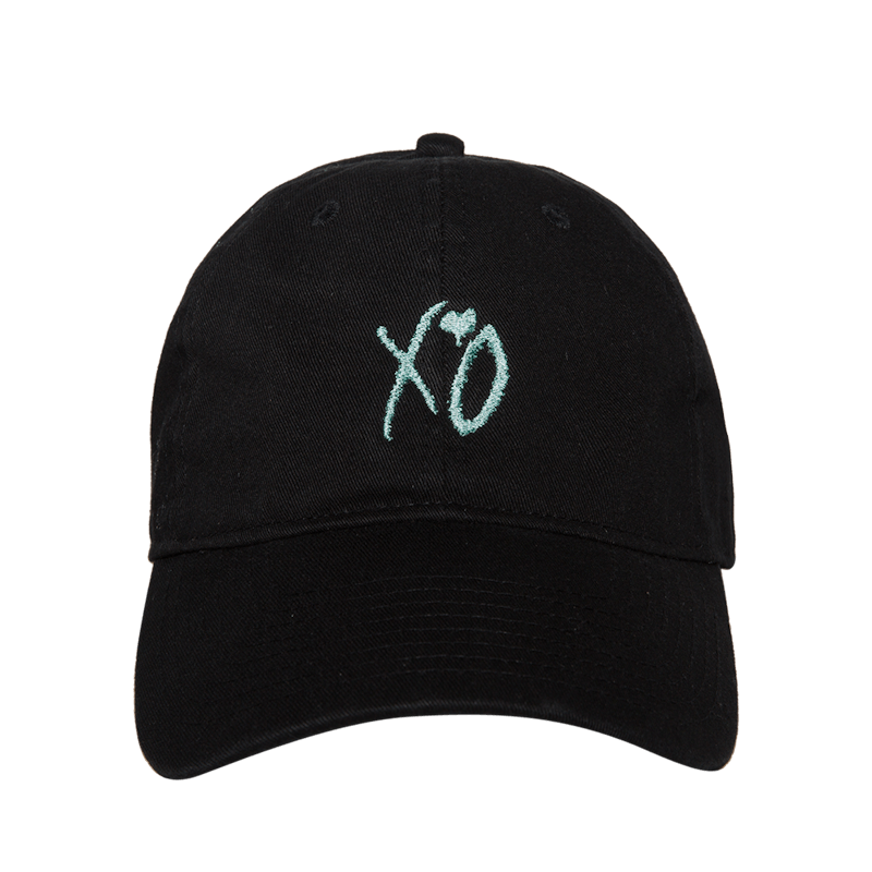 Pre-owned The Weeknd Kiss Land Xo Classic Logo Cap In Black
