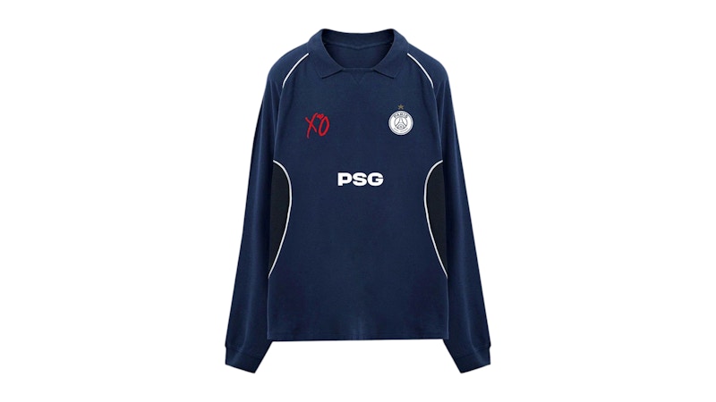 Pre-owned The Weeknd Psg X Xo Long Sleeve I Jersey In Blue