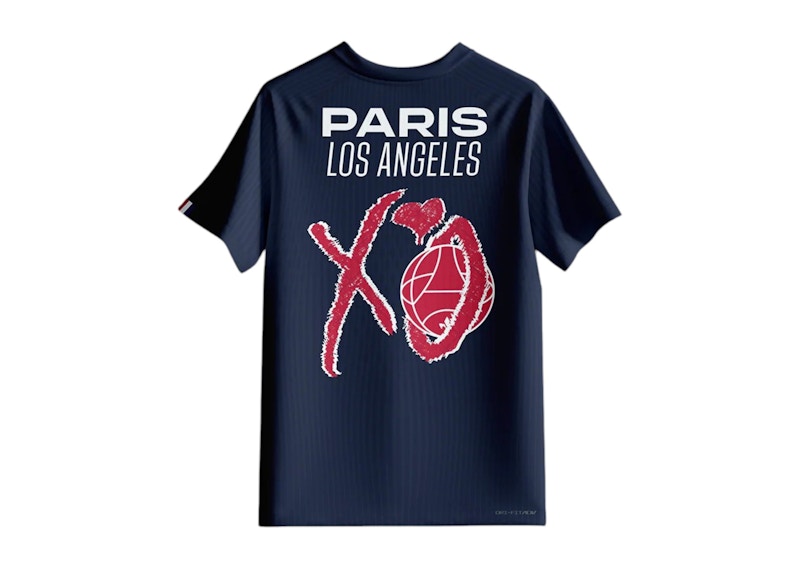Pre-owned The Weeknd Psg X Xo Stadium Jersey In Navy Blue