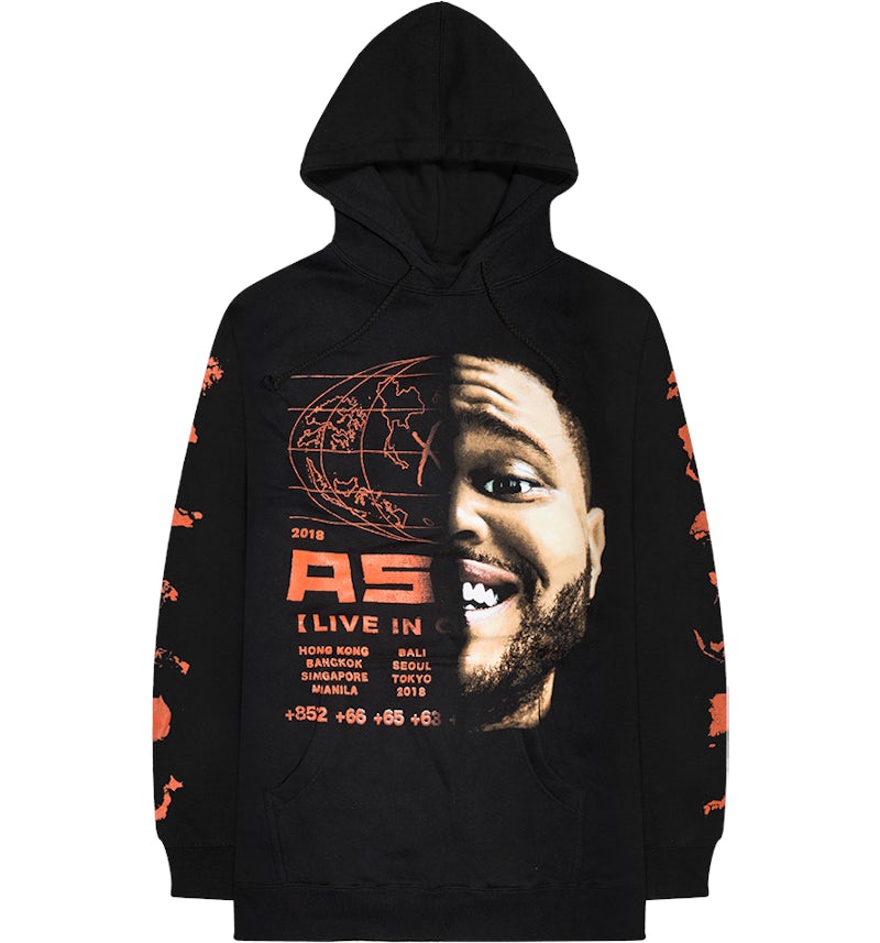 Sudadera con capucha The Weeknd XO Asia Tour Negro Hombre MX