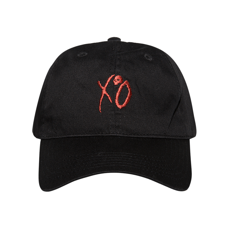 Pre-owned The Weeknd Xo Asia Tour Velcro Hat In Black