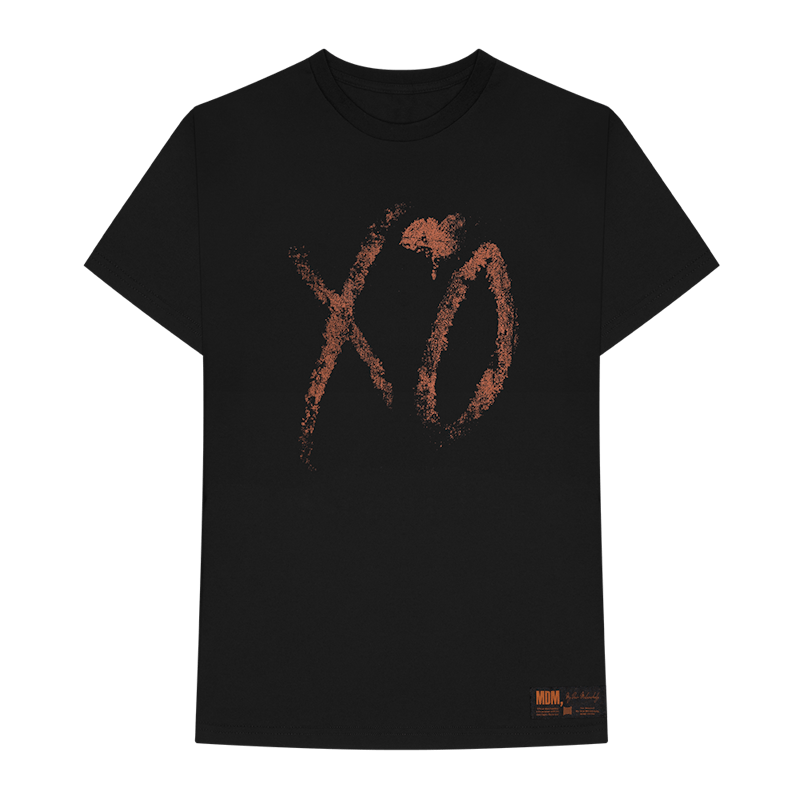 The Weeknd XO My Dear Melancholy Logo Oversized Tee Black Men's - US, image size:1400x1000