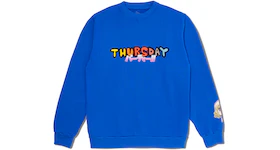 The Weeknd x Mr. Thursday Logo Crewneck Blue
