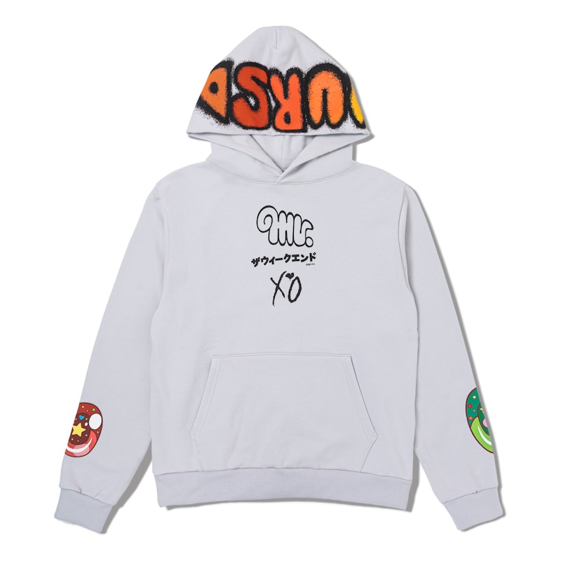 The weeknd white online hoodie