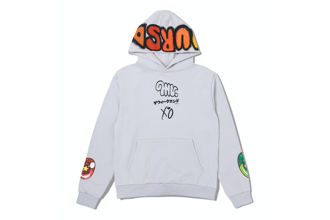 Pre-owned The Weeknd X Mr. Thursday Logo Hoodie Gray