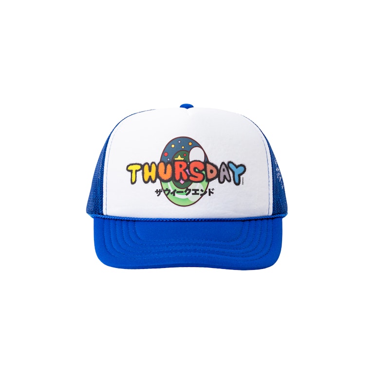 Pre-owned The Weeknd X Mr. Thursday Trucker Hat Blue