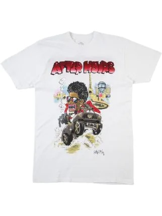 The Weeknd x Readymade Airbrush Tee White Men's - SS20 - US
