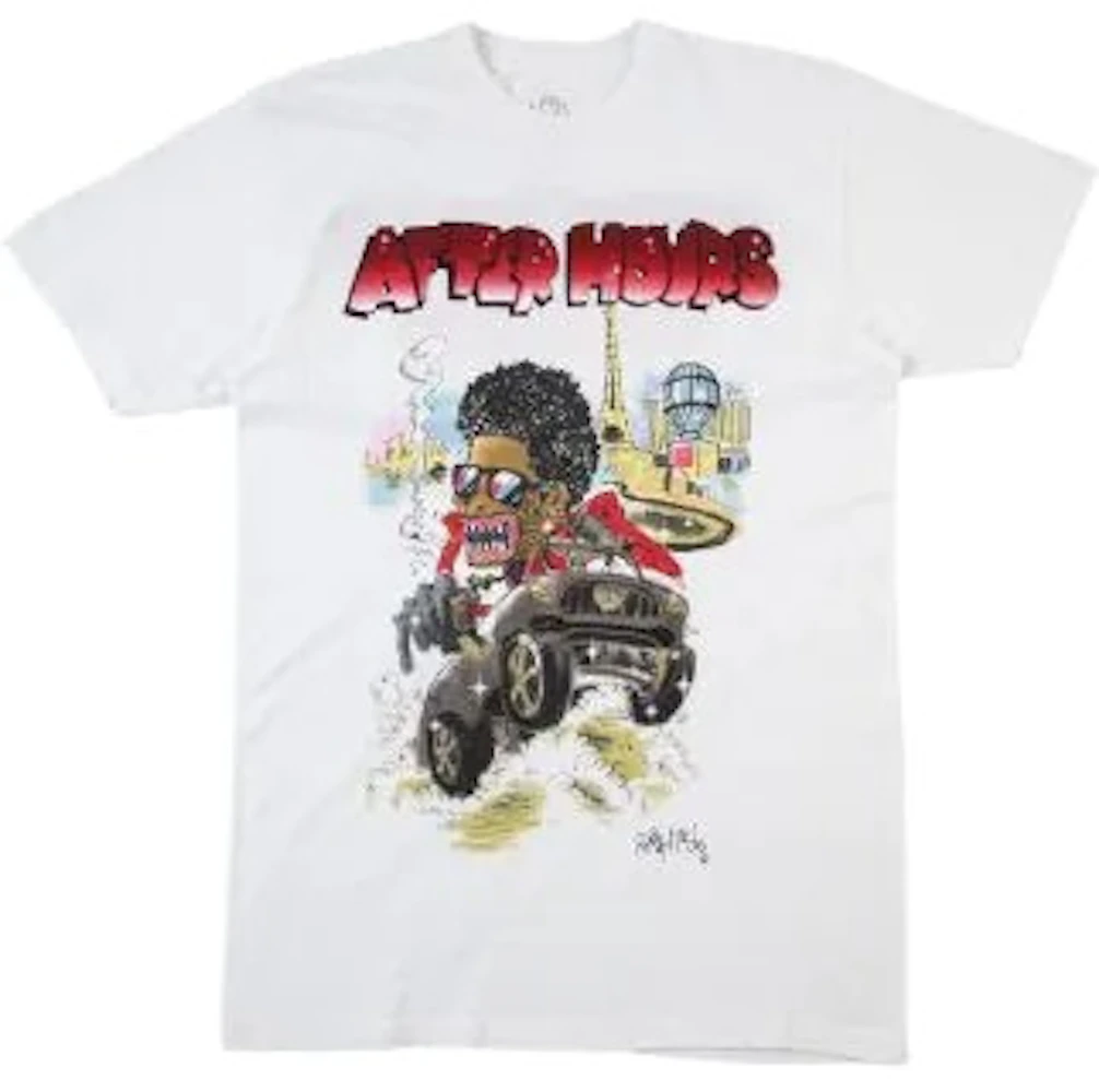 The Weeknd x Readymade Airbrush Tee White Men's - SS20 - US
